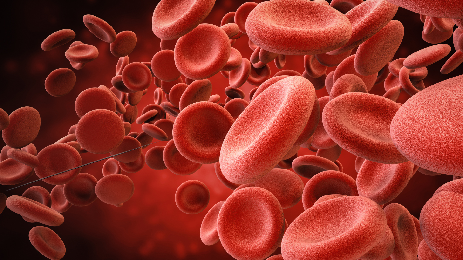 Blood glucose measurement from blood cells.